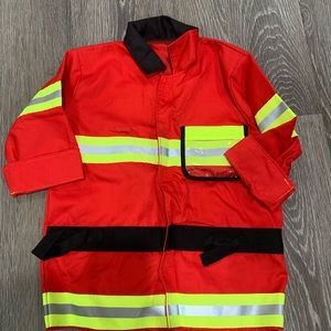Firefighter Costume Jacket Toddler 3T 4T